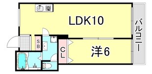 ヴィラ北田の物件間取画像